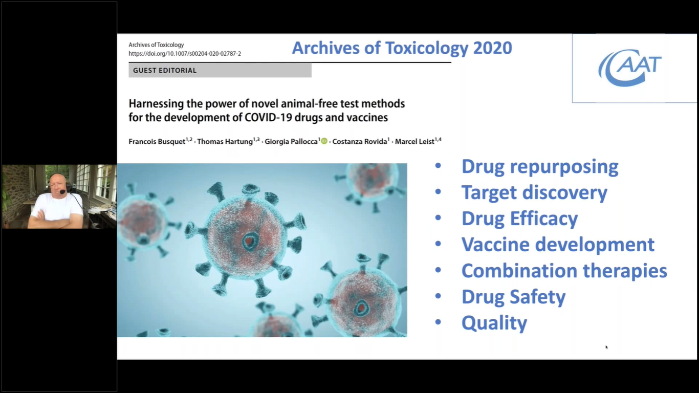 The power of novel animal‑free test methods for the development of COVID‑19 drugs and vaccines