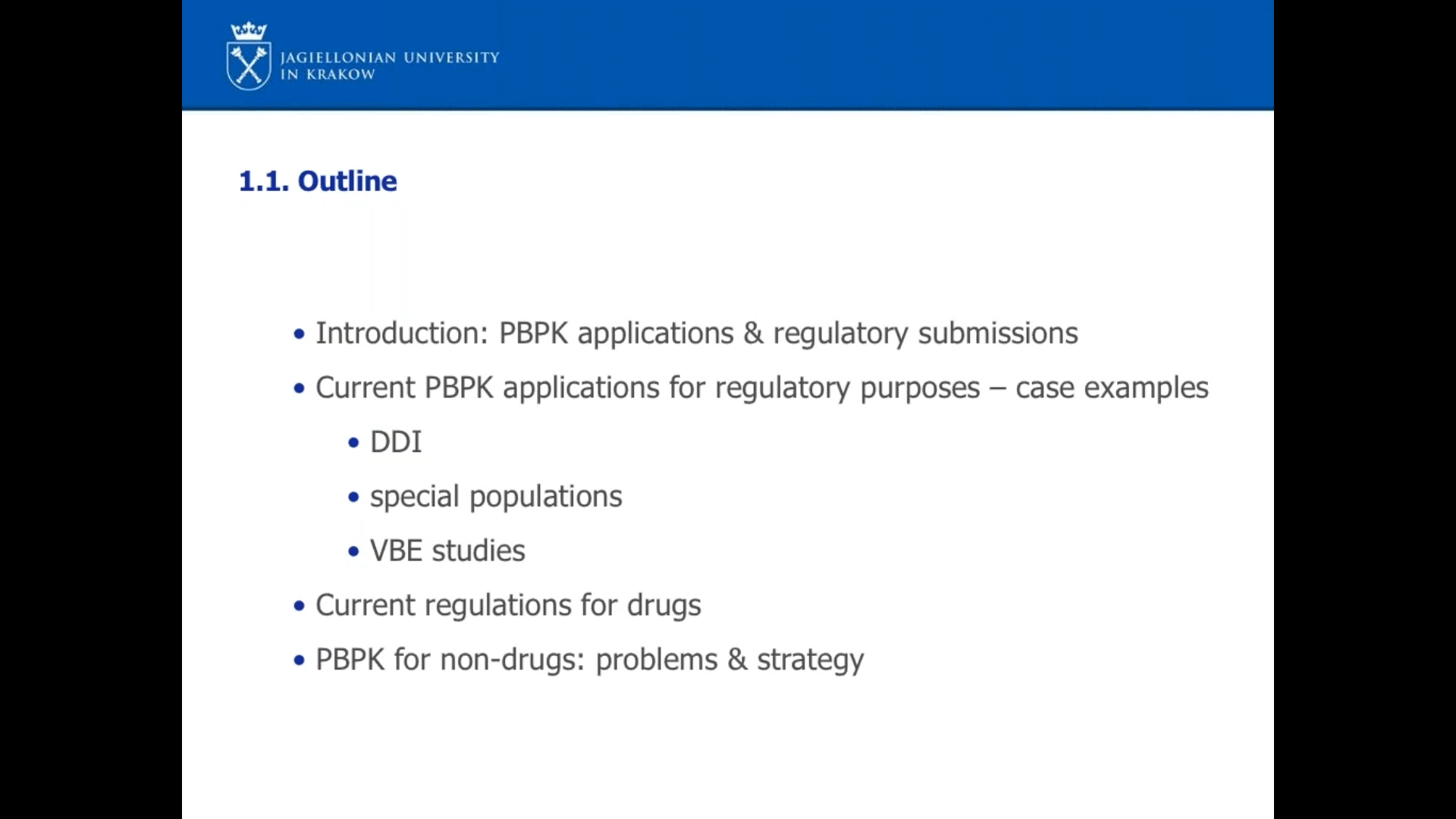 PBPK based approach towards risk assessment